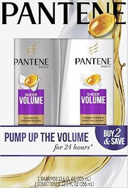Pro-V Sheer Volume Shampoo and Conditioner Dual Pack by Pantene – 13.84 Ounce (Pack of 2), Pack of 2