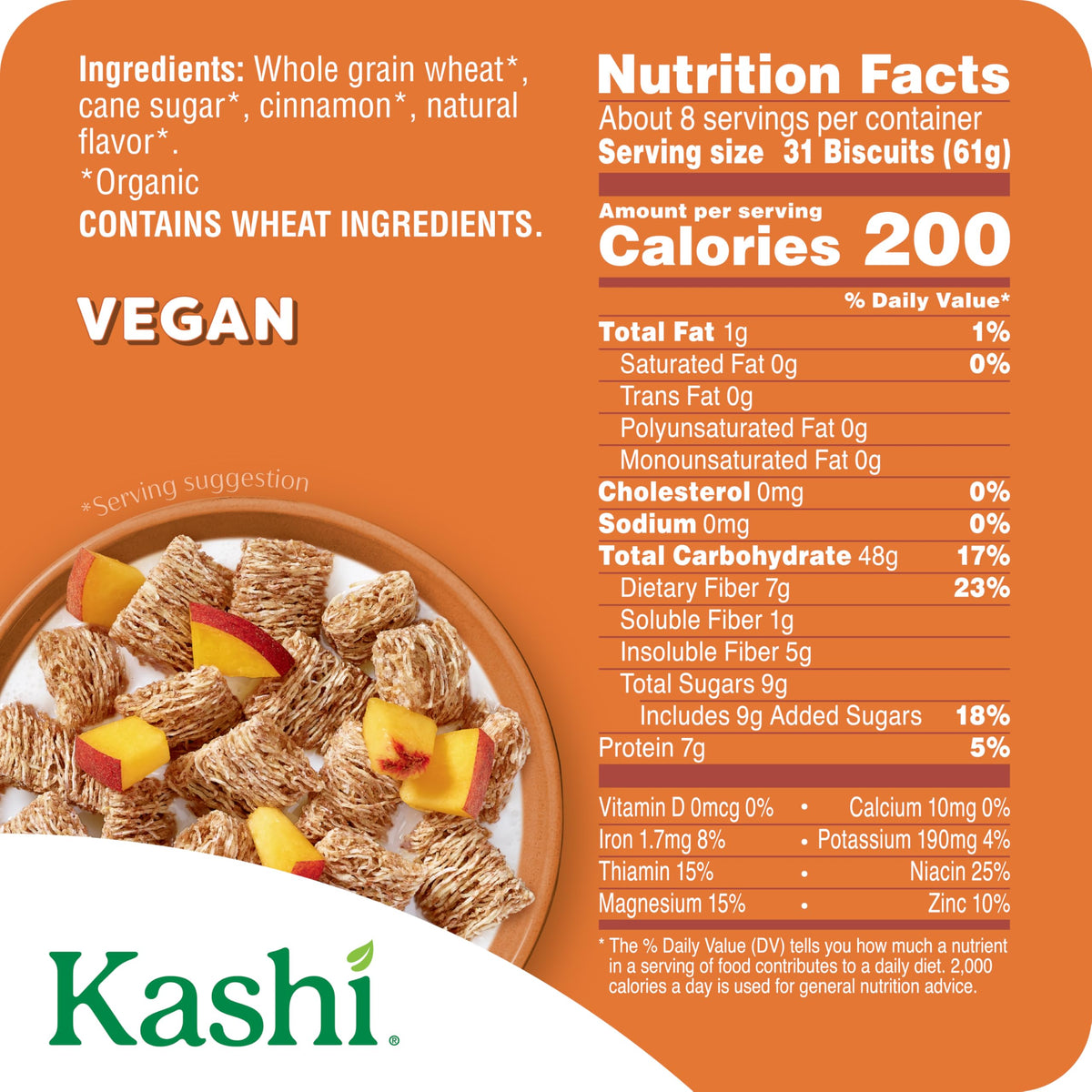 Variety Pack Breakfast Cereal 53.2oz 3 Count by Kashi – 1.11 Ounce (Pack of 3), Pack of 3, Model 00018627116967