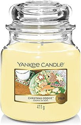 Yankee Candle Christmas Cookie Scented, Classic 14.5oz Medium Jar Single Wick Candle, Over 65 Hours of Burn Time