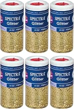 DIXON TICONDEROGA CO - PACON Spectra Glitter, Gold, 4 oz. Per Jar, 6 Jars