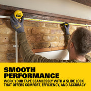 16 ft Tape Measure by STANLEY – 4.9 m, Blend, Black, Yellow, Model 30-495