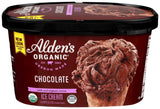 Aldens Organic Chocolate Ice Cream by Alden's – 48 Fl Oz
