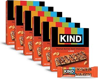 KIND Nut Bars, Peanut Butter Dark Chocolate, Healthy Snacks, Gluten Free, 8g Protein, 36 Count