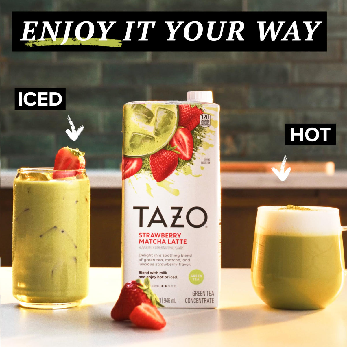 TAZO Chai, Matcha & Mango Mix / 32 Fl Oz (Pack of 3) / 3 Chai