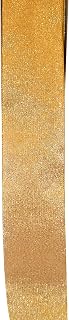 Reliant Ribbon Metallic Sparkle Shimmer Lame Ribbon, 1-1/2 Inch X 50 Yards, Gold