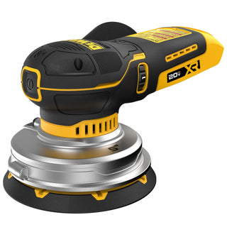 Sander, 20V MAX XR 5 in Random Orbital Sander, Cordless () by DEWALT – Black, Yellow, Model DCW211B