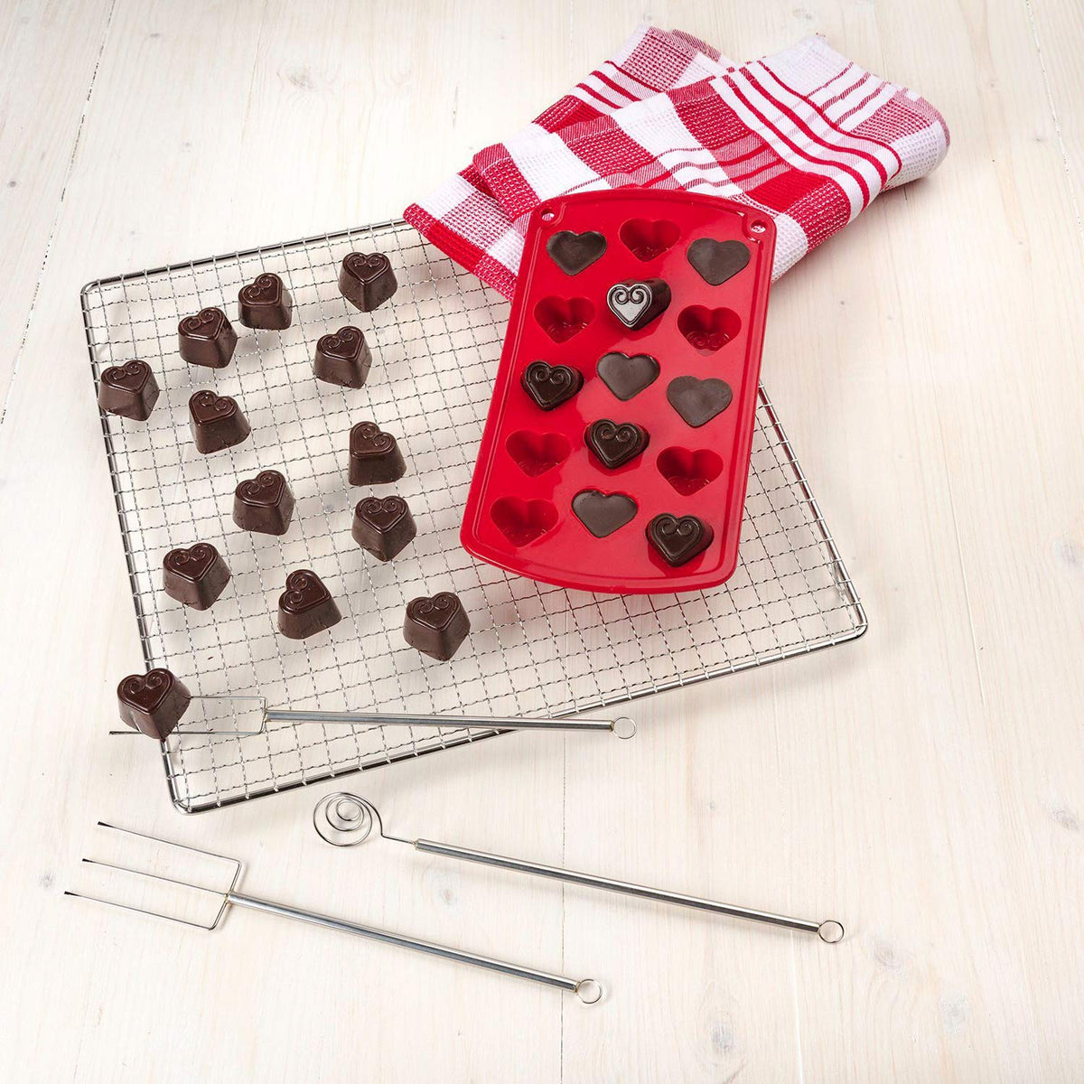 Chocolate-Making Set by Westmark – A, Stainless Steel, Pack of 4, Model 31472260