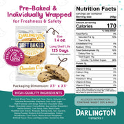 Darlington Snacks Chocolate Chip (Original) / 1.4 Ounce (Pack of 180) / Brown Chocolate Chip