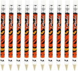 Zebra Technologies Zebra Cadoozle Mini Mechanical Pencil - 0.7mm Lead - Novelty Tiger Animal Print - Pack of 10
