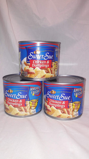 Chicken & Dumplings 20oz 3 Pack by Sweet Sue – 1.25 Pound (Pack of 3)