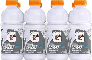 Gatorade Zero Sugar Thirst Quencher, Glacier Cherry, 20 Ounce, 8 Count (Pack of 3)