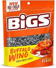 BIGS Sunflower Seeds, Buffalo Wing Flavor, 5.35 oz. (Pack of 12)