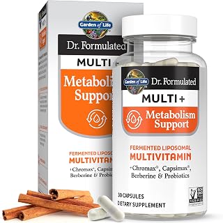 Garden of Life Dr. Formulated Multi+ Metabolism Support Multivitamin, 30ct