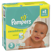 Pampers Size 3 (26 Count) / 26.0 / White Baby Diapers