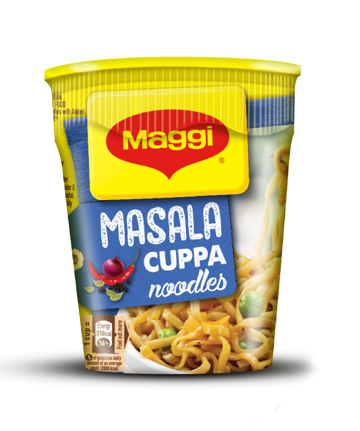 Cuppa Mania Insta - Noodles Masala Yo! 70gms(5pk) by Maggi – 24.6 Ounce (Pack of 5), Pack of 5, Model 12089003