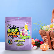 Glow Ups Eggs Soft & Chewy Gummy Easter Candy by Sour Patch Kids – 8.4 Ounce (Pack of 1), Green