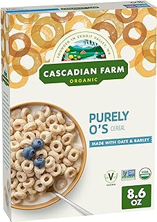 Cascadian Farm Organic Purely O's Cereal, 8.6 ounces