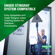 Commercial Stingray® 4' Extension Pole by UNGER – 4', Aluminum, Black, Model SREPL