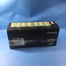 Lexmark C7720YX Yellow Extra High Yield Return Program Toner Cartridge