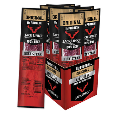 Premium Cuts Beef Steak by Jack Link's – 1 Ounce (Pack of 12), Pack of 12, Model JLB02027