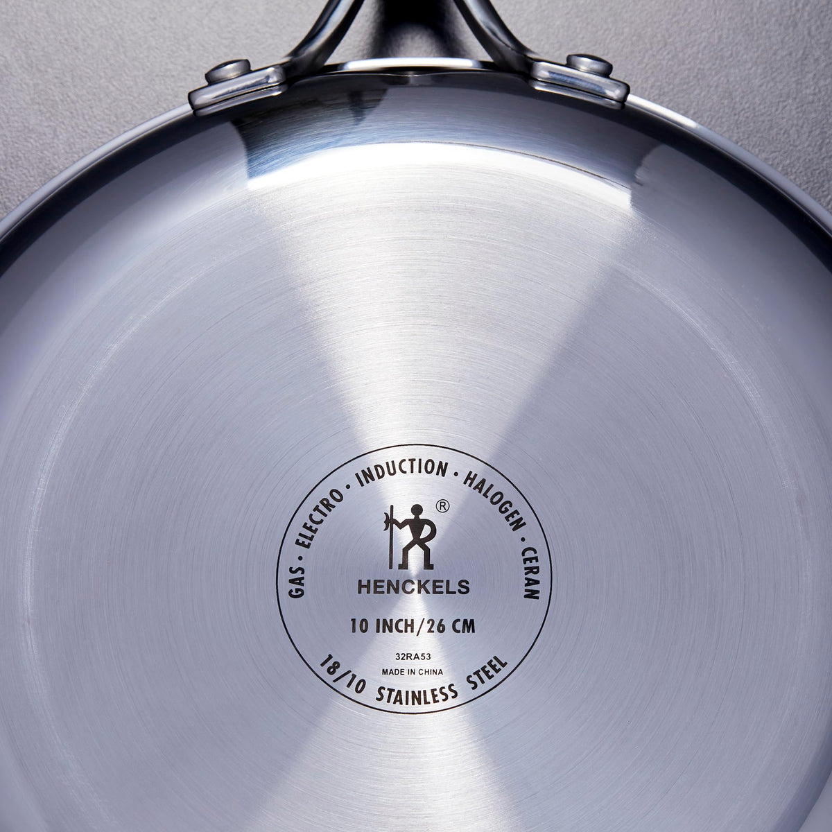 Paradigm 3-pc Stainless Steel PTFE Nonstick Fry Pan Set by HENCKELS – 3-pc, Stainless Steel, Pack of 3, Model 1029032