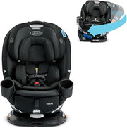 Graco Turn2Me 3-in-1 Convertible Car Seat Rotating Seat feature with Rear-Facing Forward-Facing and Highback Booster options in Cambridge