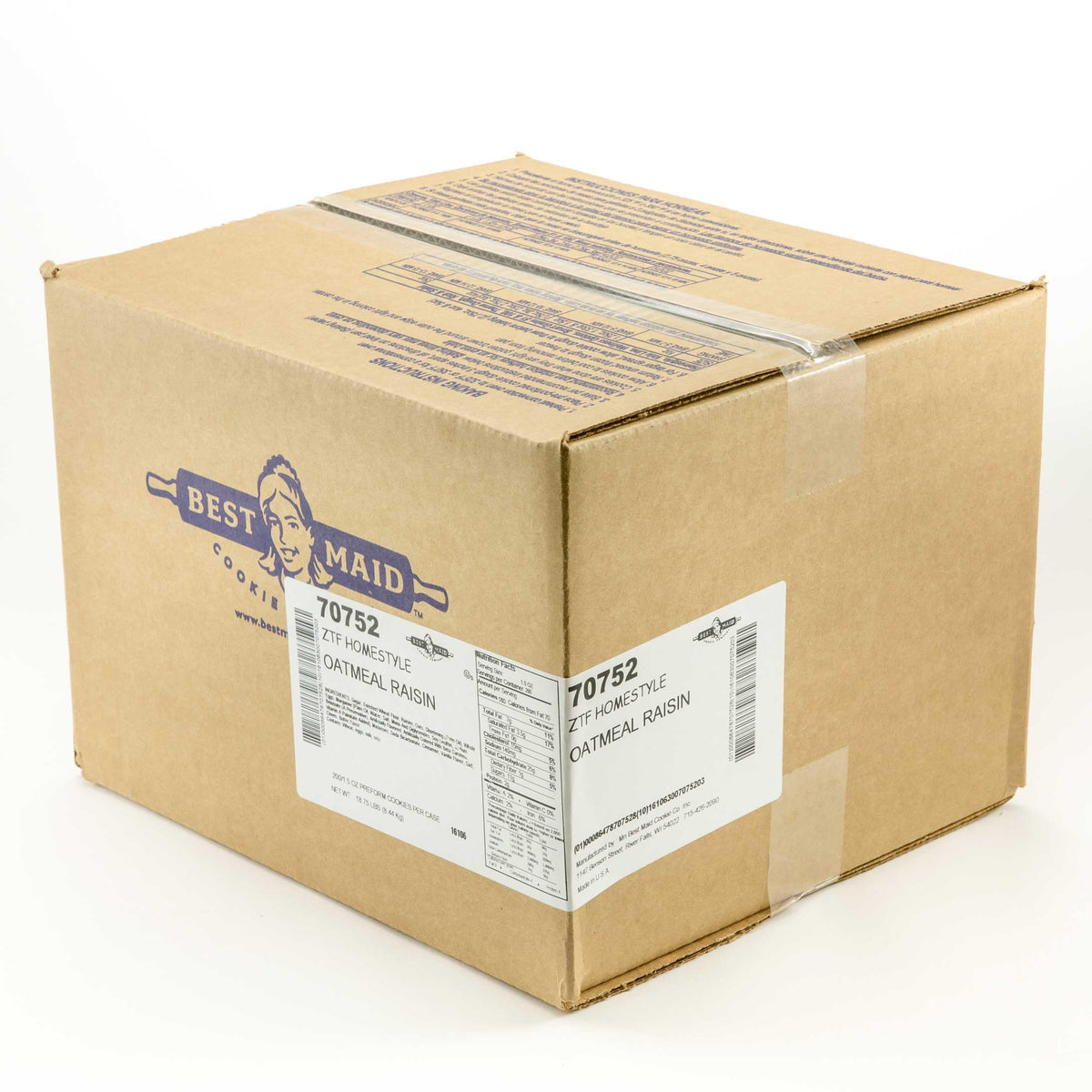 Oatmeal Raisin Cookie Dough by Best Maid – Pack of 200