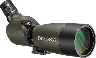 Barska 20-60x Zoom 60mm Spotting Scope Monocular Angled Eyepiece BK-7 Prism with Tripod and Case