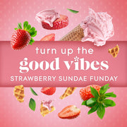 Glade Strawberry Sundae Funday / 3.35 Fl Oz (Pack of 1) / Red Electric