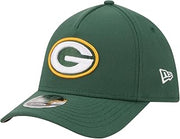 New Era Men's Green Green Bay Packers 39THIRTY M-Crown A-Frame Stretch Hat