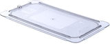 Carlisle FoodService Products StorPlus Flat Lid, Cover for 1/3 Size Food Pans, 12.75" x 7", 1 Count, Clear