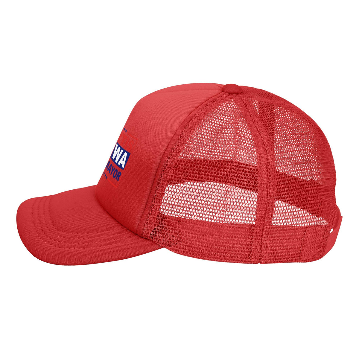 Curtis Sliwa for NYC Mayor Hats New York City 2026 Election Trucker Hat Mesh Back Baseball Caps by rayprint – One Size, Red, Model rayprint061zxc