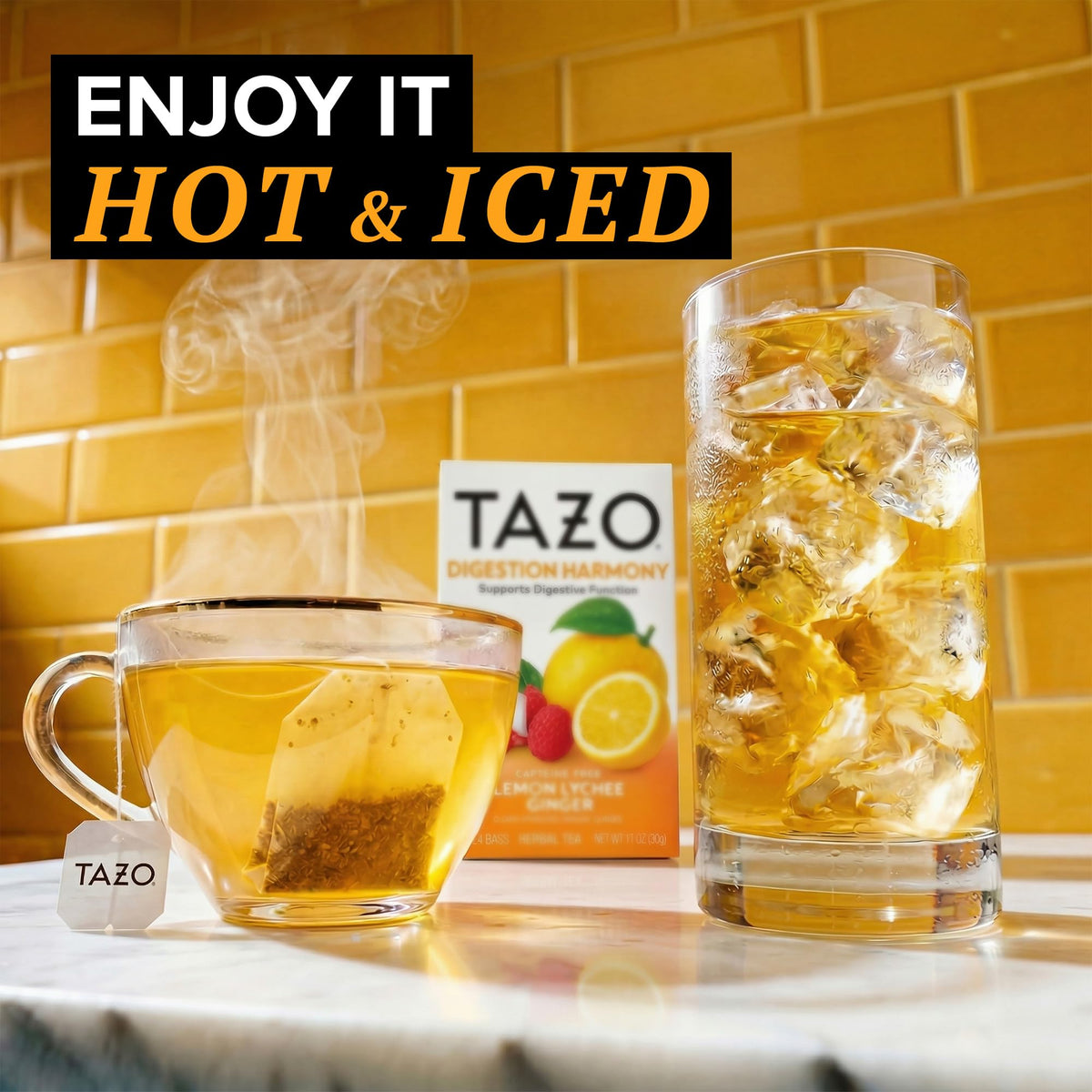 Digestion Harmony Herbal Tea Bags by TAZO – 16 Count (Pack of 6)