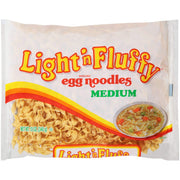 Light N Fluffy Medium Egg Noodles Pasta by New World Pasta – 12 Ounce (Pack of 12), Pack of 12