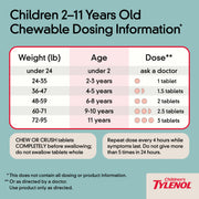 Tylenol Bubblegum / 24 Count (Pack of 1) / Chewables- Bubblegum Acetaminophen