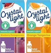 2 Pack Crystal Light Immunity: Blueberry Pomegranate and Orange Tangerine
