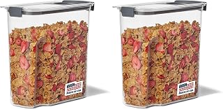 Rubbermaid Brilliance Airtight Food Storage Container | BPA-Free | Dishwasher-Safe | 32oz Capacity | Pack of 2