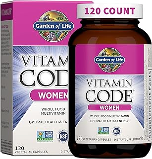 Garden of Life Vitamin Code Women's Multivitamin, Gluten-Free, 120 Capsules