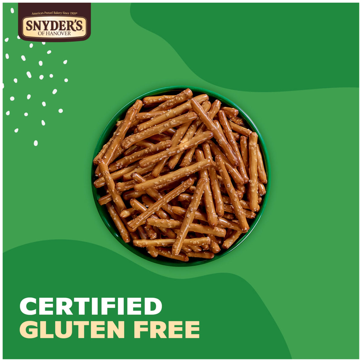 Gluten Free Pretzel Sticks by Snyder's of Hanover – 0.9 Ounce (Pack of 24), Model 107011