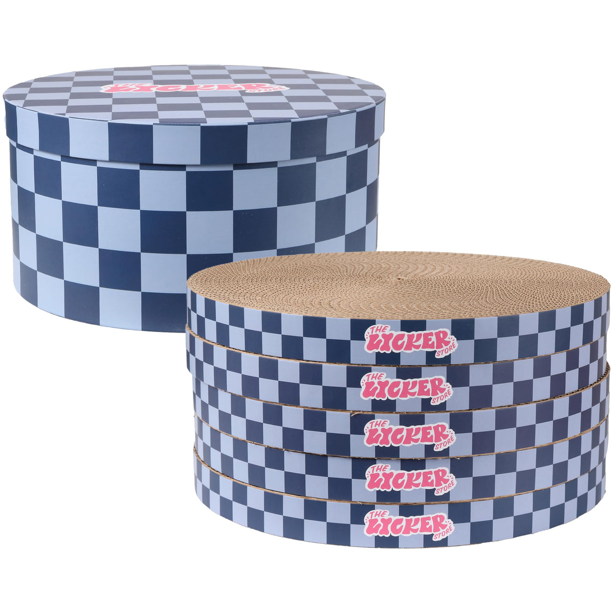 THE LICKER STORE Navy/Blue / 12" / Modern;Mid-Century;Classic;Transitional;Traditional;Cottage;Casual Scratching Pads