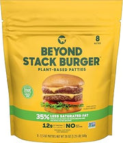 BEYOND MEAT Stack Burger Plant-Based Patties, 2.5 Ounce Each (Pack of 8)