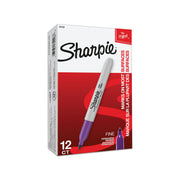 Fine Point Permanent Marker (Pack of 4) by Sharpie – 1 Count (Pack of 48), Plastic, Purple, Pack of 48, Model 30008