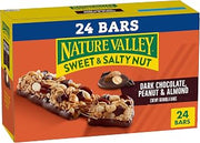 Nature Valley Sweet & Salty Dark Chocolate Peanut Almond Bars, 24 ct