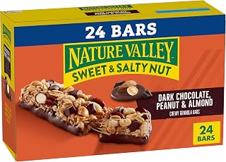 Nature Valley Sweet & Salty Dark Chocolate Peanut Almond Bars, 24 ct