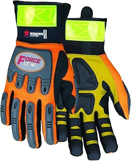 MCR Safety HV100XXXL Leather Gloves, 3X-Large, 1-Pair