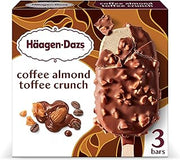 Häagen-Dazs Haagen-Dazs, Coffee Almond Crunch Ice Cream Bar, 3 Count (Frozen)