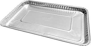 Handi-Foil 11" x 7" Shallow Oblong Aluminum Danish/Cake Pan 3/4" Deep (Pack of 100)