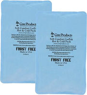 Core Products Soft Comfort CorPak, No Frost Hot and Cold Therapy Pack - 6" x 10", Made in The USA- 2 Pack