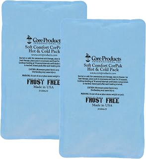Core Products Soft Comfort CorPak, No Frost Hot and Cold Therapy Pack - 6" x 10", Made in The USA- 2 Pack