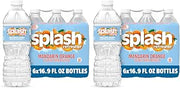 Splash Refresher Mandarin Orange Flavored Water, 16.9 Fl Oz, Plastic Bottle, Pack of 12